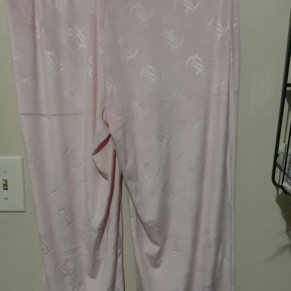 Juicy Couture Pink Monogram Lounge Pants woman Size XL - Picture 3 of 3
